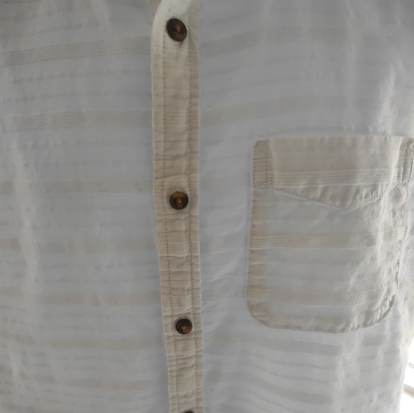 Old Navy, White Textured, XL - Picture 3 of 8